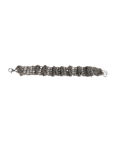 Knife Pleat Bracelet - Ash